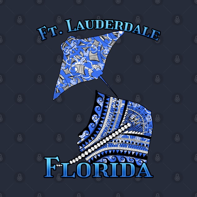 Fort Lauderdale Florida Vacation Tribal Stingray by macdonaldcreativestudios