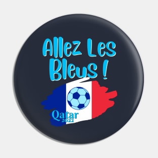 France Qatar World Cup 2022 Pin