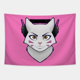 D.va Kitty face Tapestry