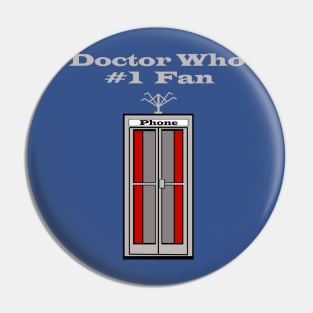 Number 1 Doctor Who Fan Pin