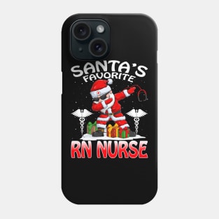 Santas Favorite Rn Nurse Christmas T Shirt Phone Case