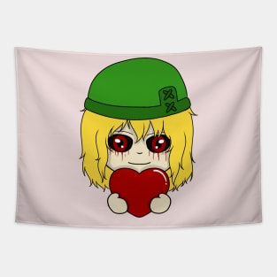 ben drowned valentine chibi Tapestry