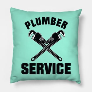 Plumber Services Labels for Pipe fitters and Plumbers Pillow