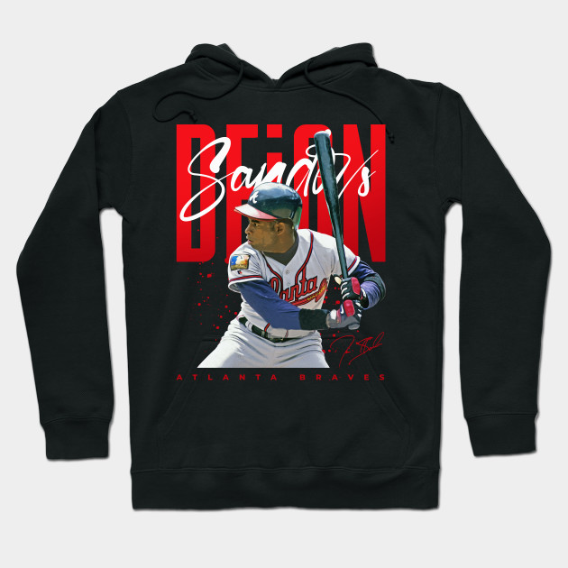 Atlanta Braves Deion Sanders #42 MLB White 3D Hoodie Allover, Gift For  Atlanta Fans Hoodie - T-shirts Low Price