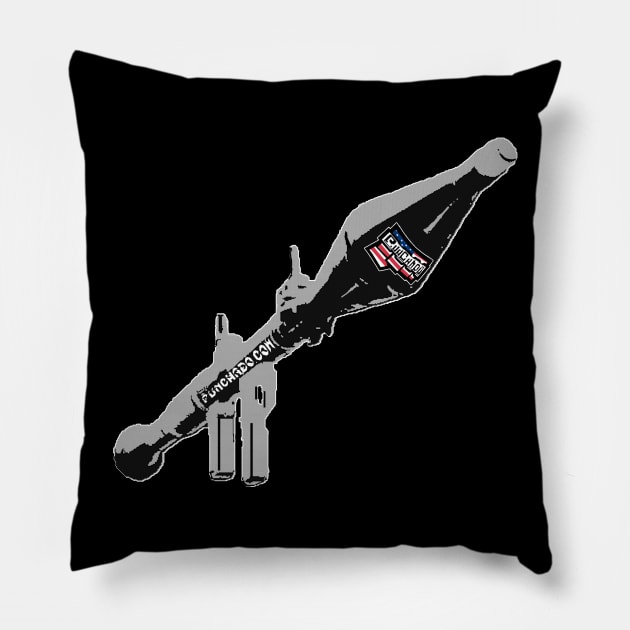 RPG Punchado, v. Grey Pillow by punchado