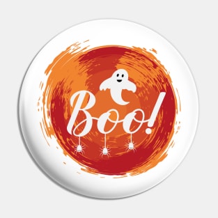 Halloween Boo Spiders Pin