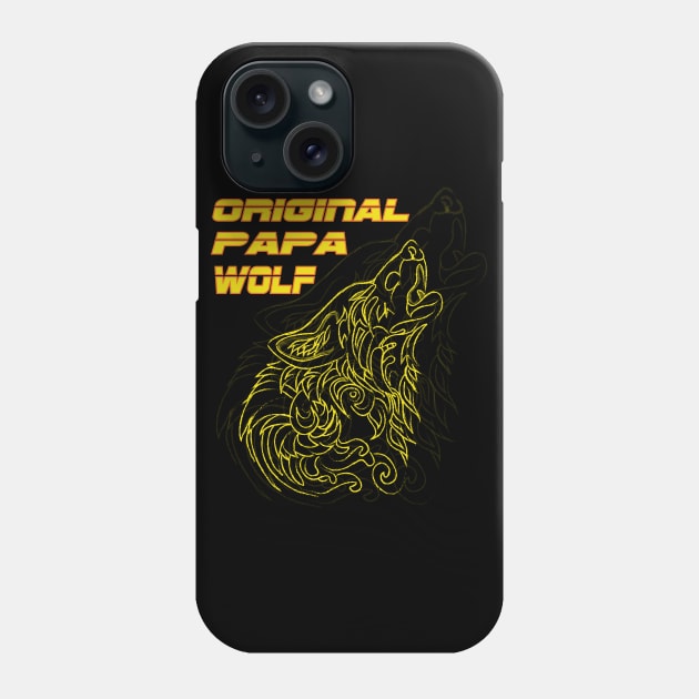 Original Papa Wolf Phone Case by bakmed