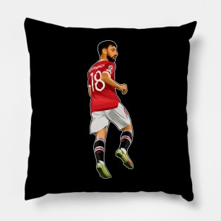 Bruno Fernandes #18 Wait The Ball Pillow