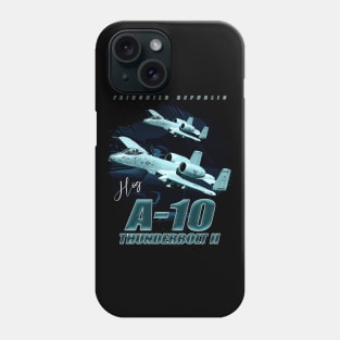 Fairchild A-10 Thunderbolt II Warthog Fighterjet Phone Case