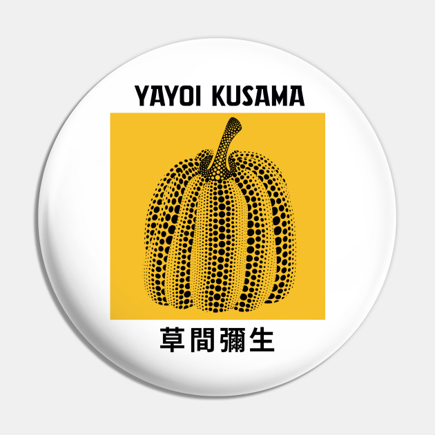 Yayoi Kusama Pumpkin Yellow, Japanese Modern Wall Art, Art Decor