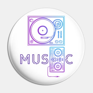 Keyed Harmony: Music in Motion Pin