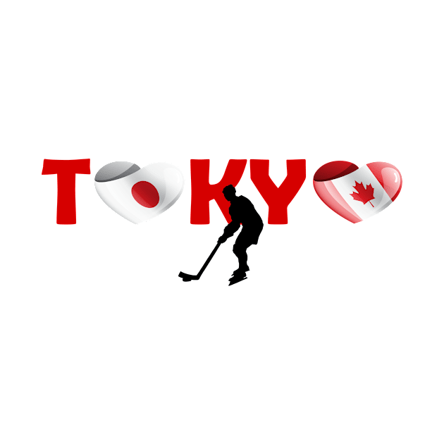 Hockey in Tokyo - team Canada (CA) by ArtDesignDE