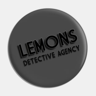 Lemons Detective Agency Pin