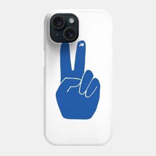 Peace Out Blue Phone Case