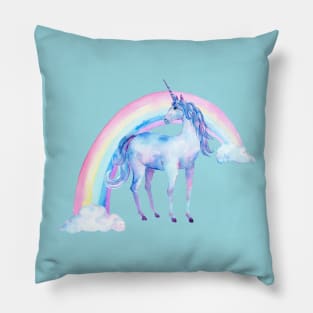 Unicorn Rainbow Pillow