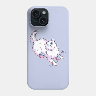 Cat with Balls Phone Case