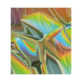 iridescent texture T-Shirt