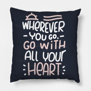 Kindness Life Quote Pillow