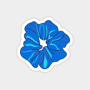 Bright Blue Scrunchie Magnet