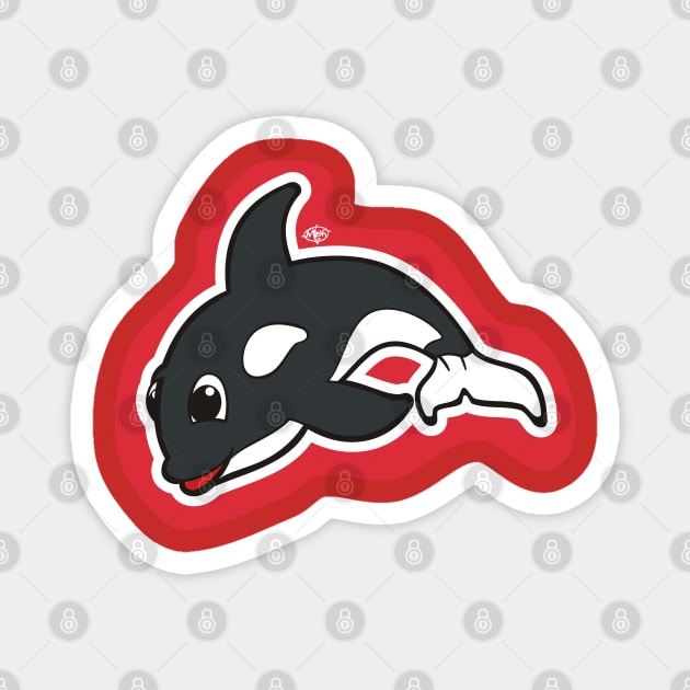 Little Orca Magnet by MBK