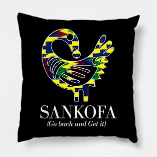 Sankofa (Go back and get it) Pillow