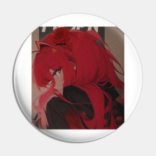 red head anime girl Pin