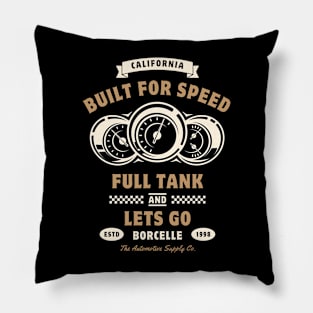 BUILT FOR SPEED Pillow