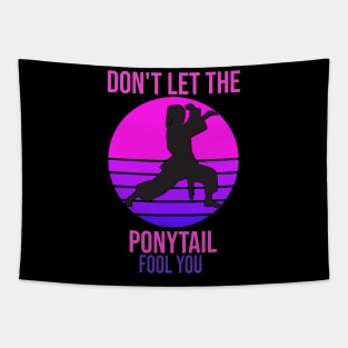 dont let the ponytail fool you Tapestry