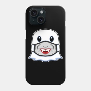 Ghost Halloween with Vampire Mask Phone Case