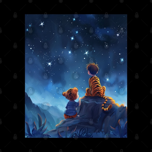 Calvin and Hobbes Artistry by Cierra Bauch