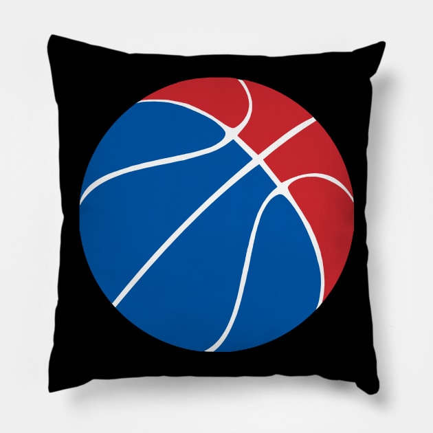 NBA logo basketball - ball only (without borders) Pillow by Vane22april