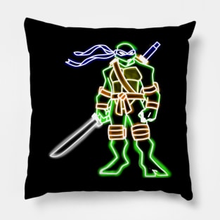 Neon Leonardo Pillow