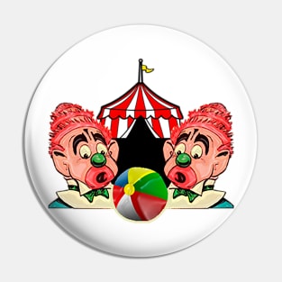 clown in the circus Pin