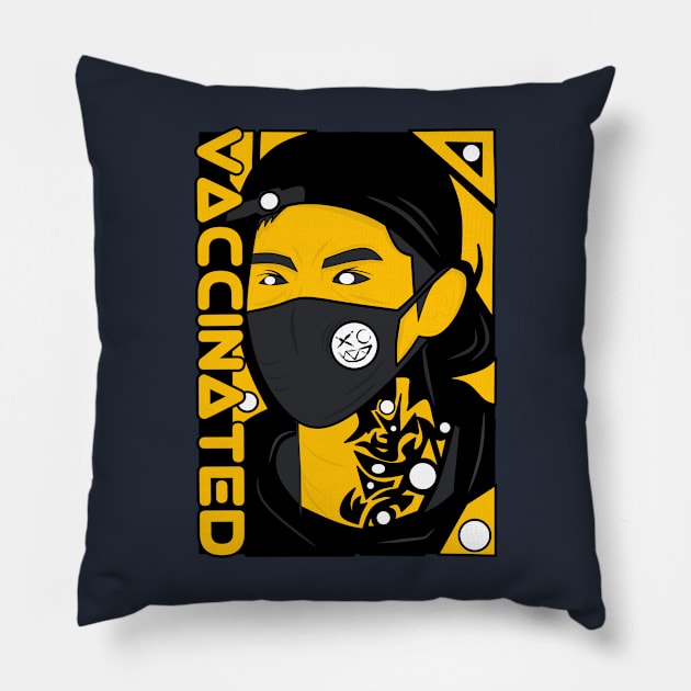 Cool Boys vaccinated Pillow by AchioSHan