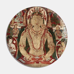 The Buddha Amitayus Attended by Bodhisattvas Pin