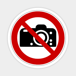 No photography Magnet