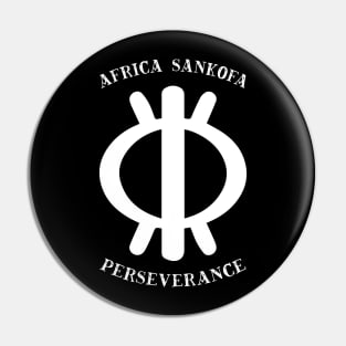 Africa Sankofa Adinkra Symbol "Perseverance" Pin