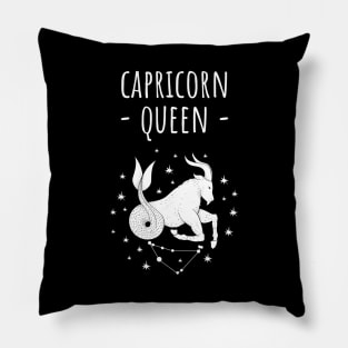 capricorn queen Pillow