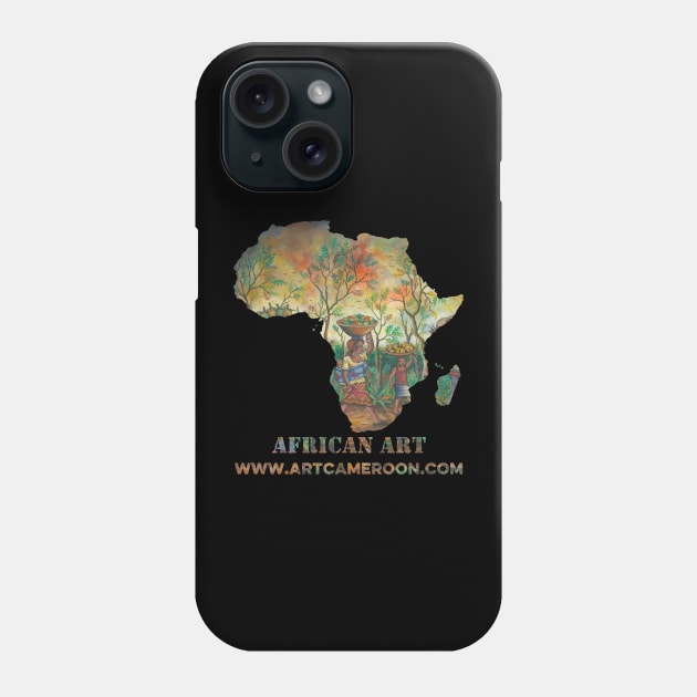 To the Market III Phone Case by ArtCameroon