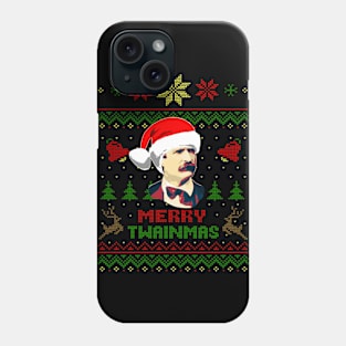 Mark Twain Merry Twainmas Phone Case