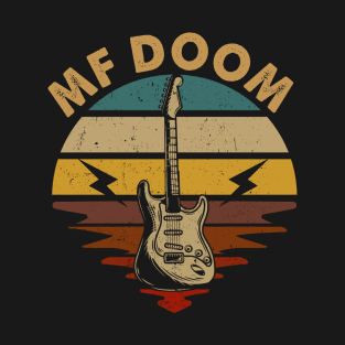 Great Gift Mf Doom For Name Vintage Flowers Color 70s 80s 90s T-Shirt