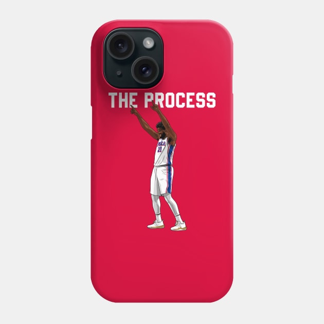 Joel Embiid Phone Case by origin illustrations