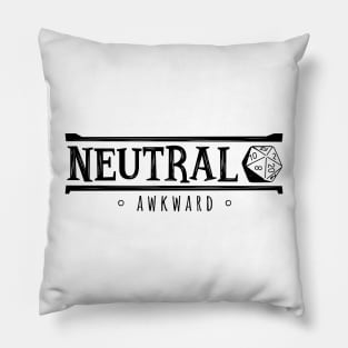 Neutral Awkward (Modern Alignments) Pillow