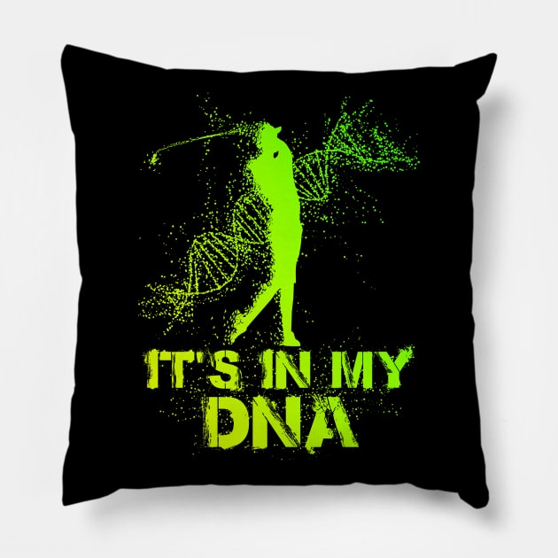 Golf DNA Pillow by golf365