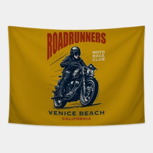 Roadrunners: Moto Race Club Tapestry