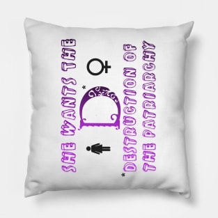 Destruction of the Patriarchy Pillow