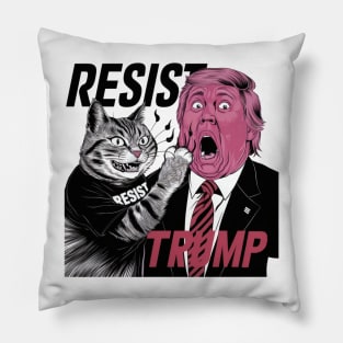 Cats Against Trump Pillow
