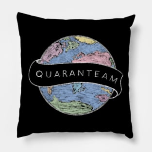 Quaranteam tshirt Pillow