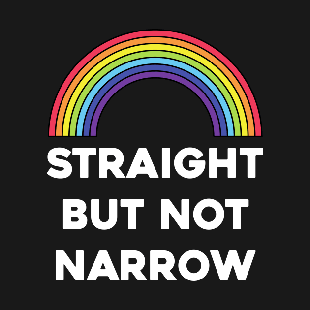 Straight but not narrow.....Pride allyship support by Movielovermax