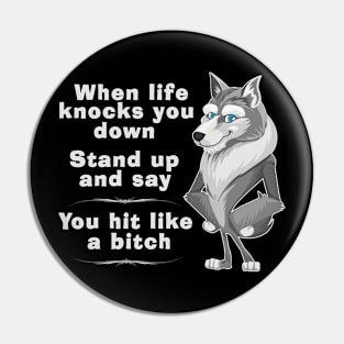 Wolf Quote Strength Sayings Stand Up Motivational Life Pin